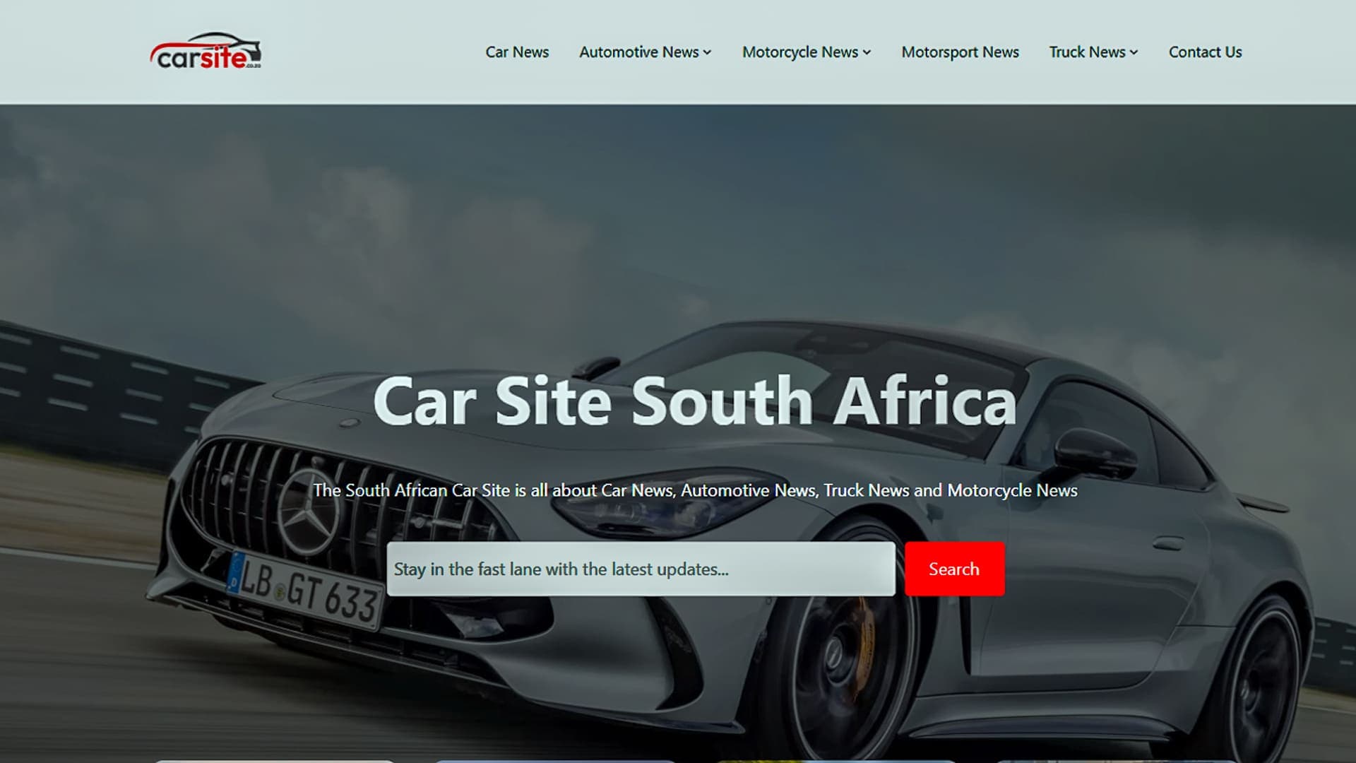 Advertising on Car Site South Africa