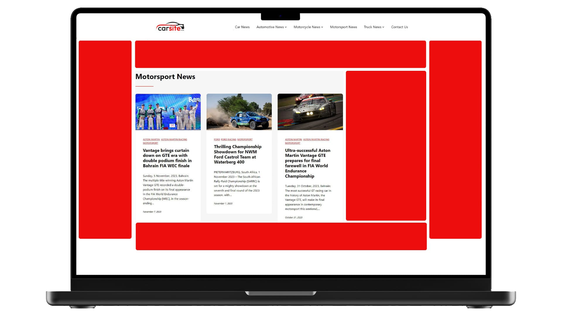 Our Ad Placement board