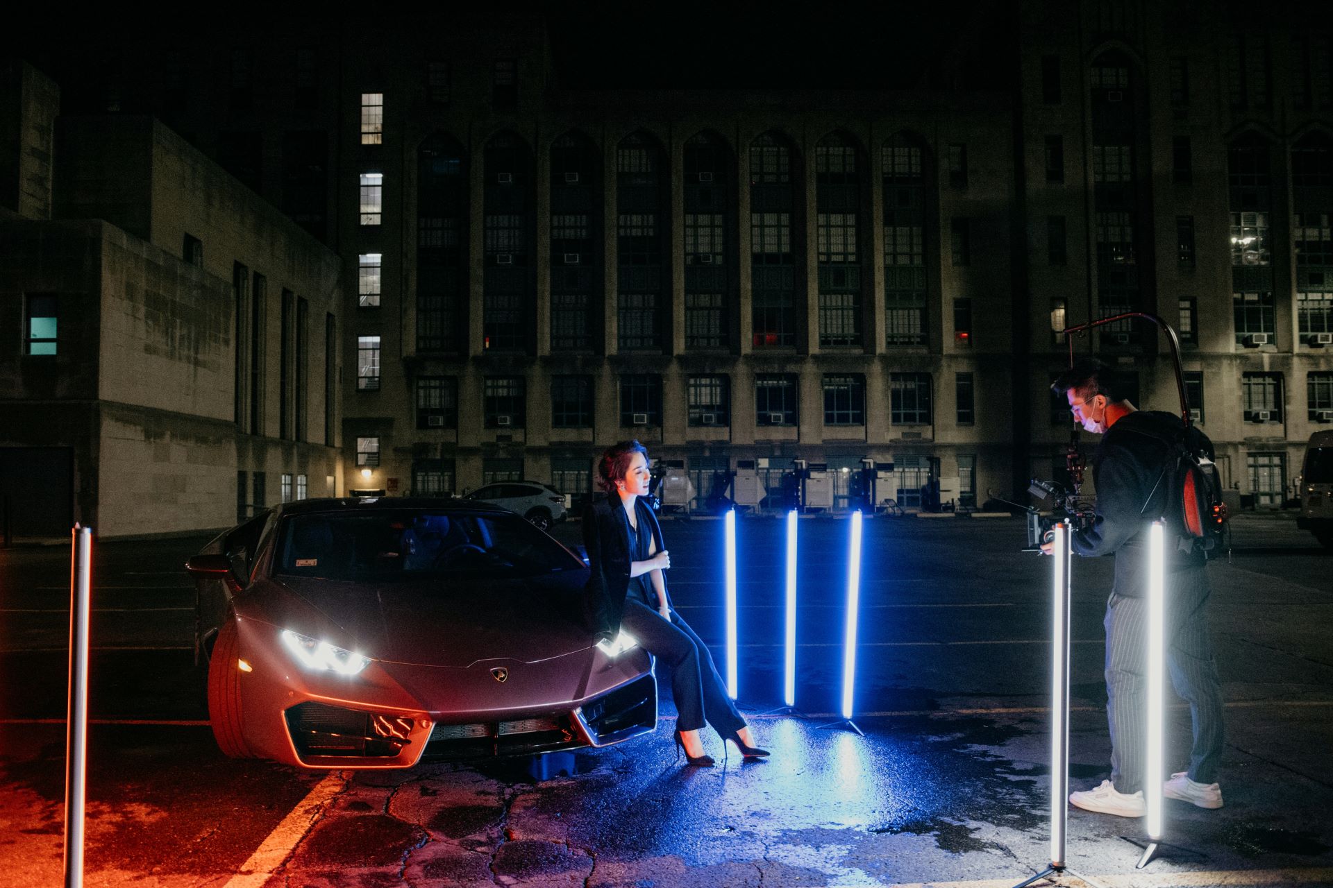 Grit Meets Glamour Urban Edge in Luxury Car Marketing